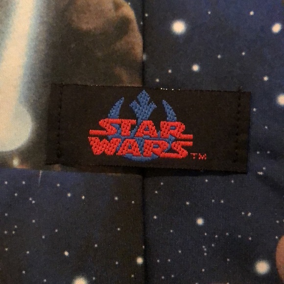 Star Wars, Mens Dress tie. Black/Navy blue color way. - Picture 2 of 7